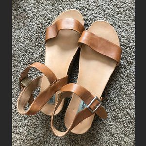 Steve Madden Brown Platform Sandals